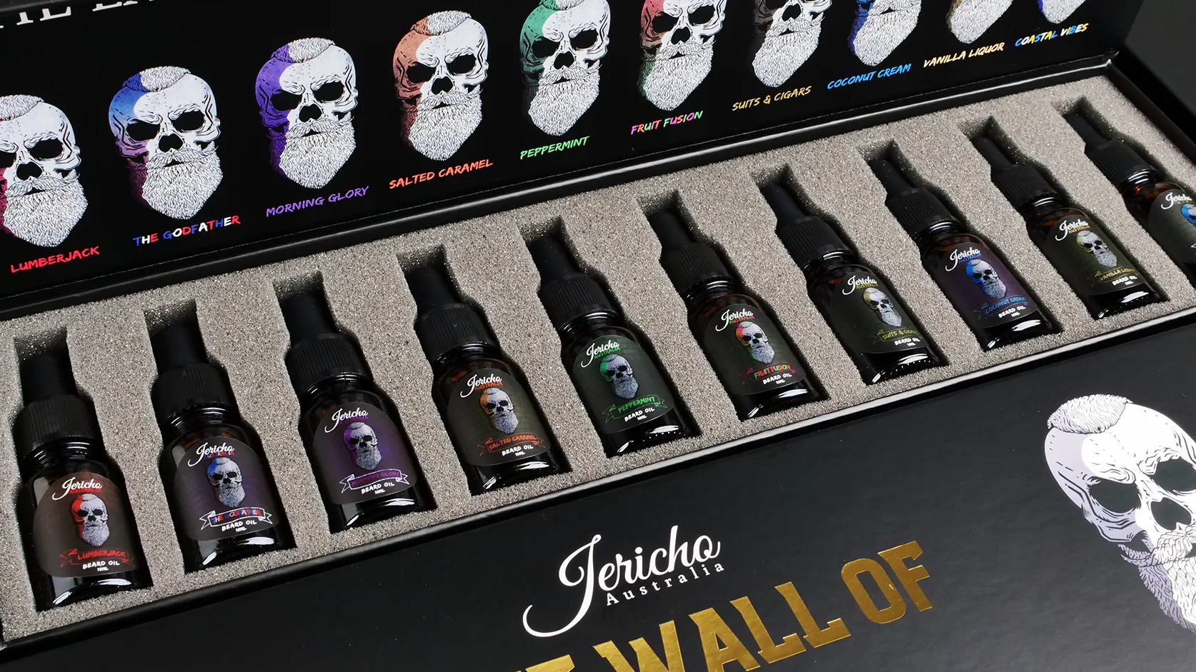 Jericho Australia range of men's beard care and grooming products