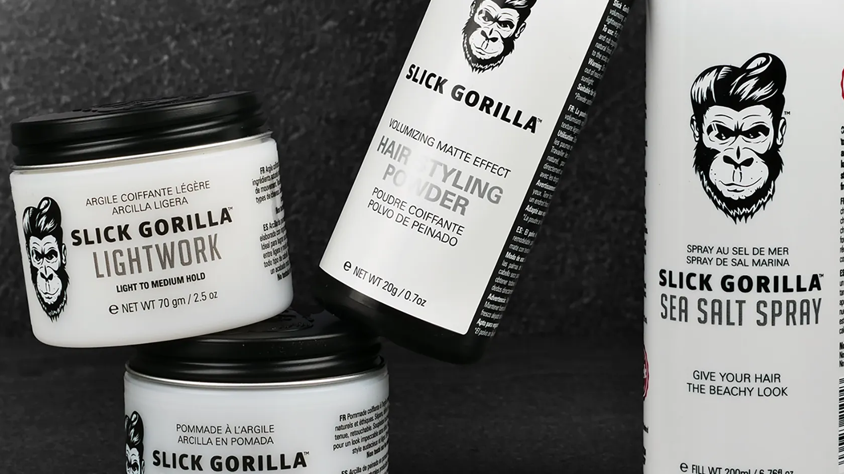 Slick Gorilla range of men's grooming products