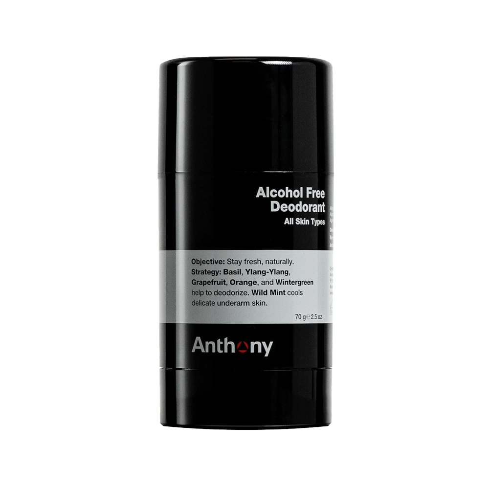Anthony Alcohol Free Deodorant 70g - suits all skin types