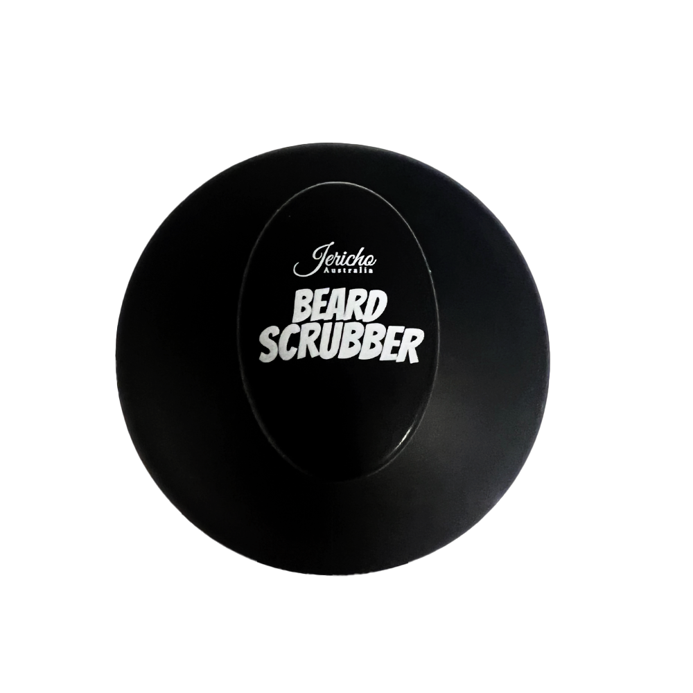 Jericho Australia Beard Scrubber to help exfoliate the skin and clear impurities