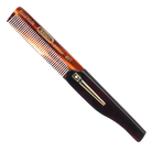 Kent Handmade 167mm Folding Pocket Comb with Clip 20T