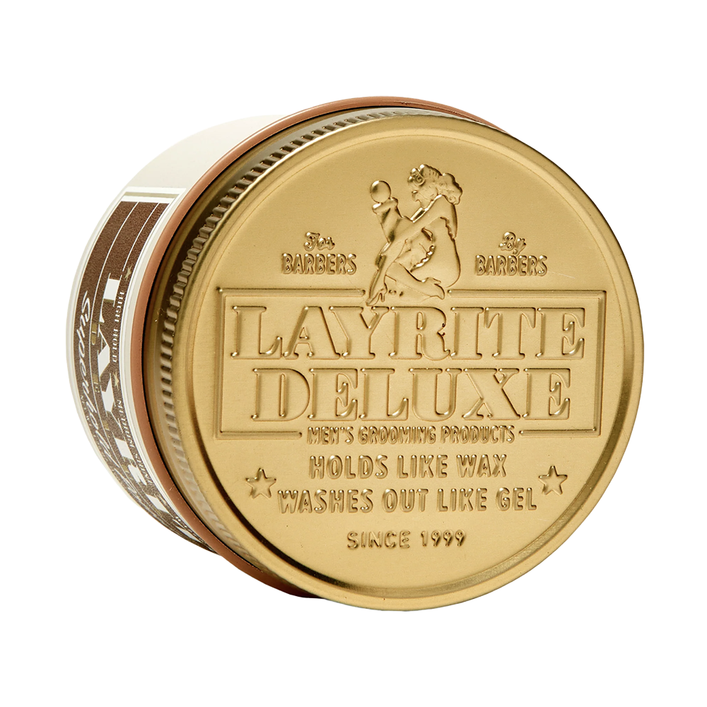 Layrite Superhold Pomade 120g - Strong hold, medium shine pomade for mens hair styling