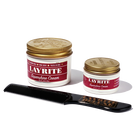 Layrite Supershine Cream Bundle with comb providing a medium hold and high shine to men's hair