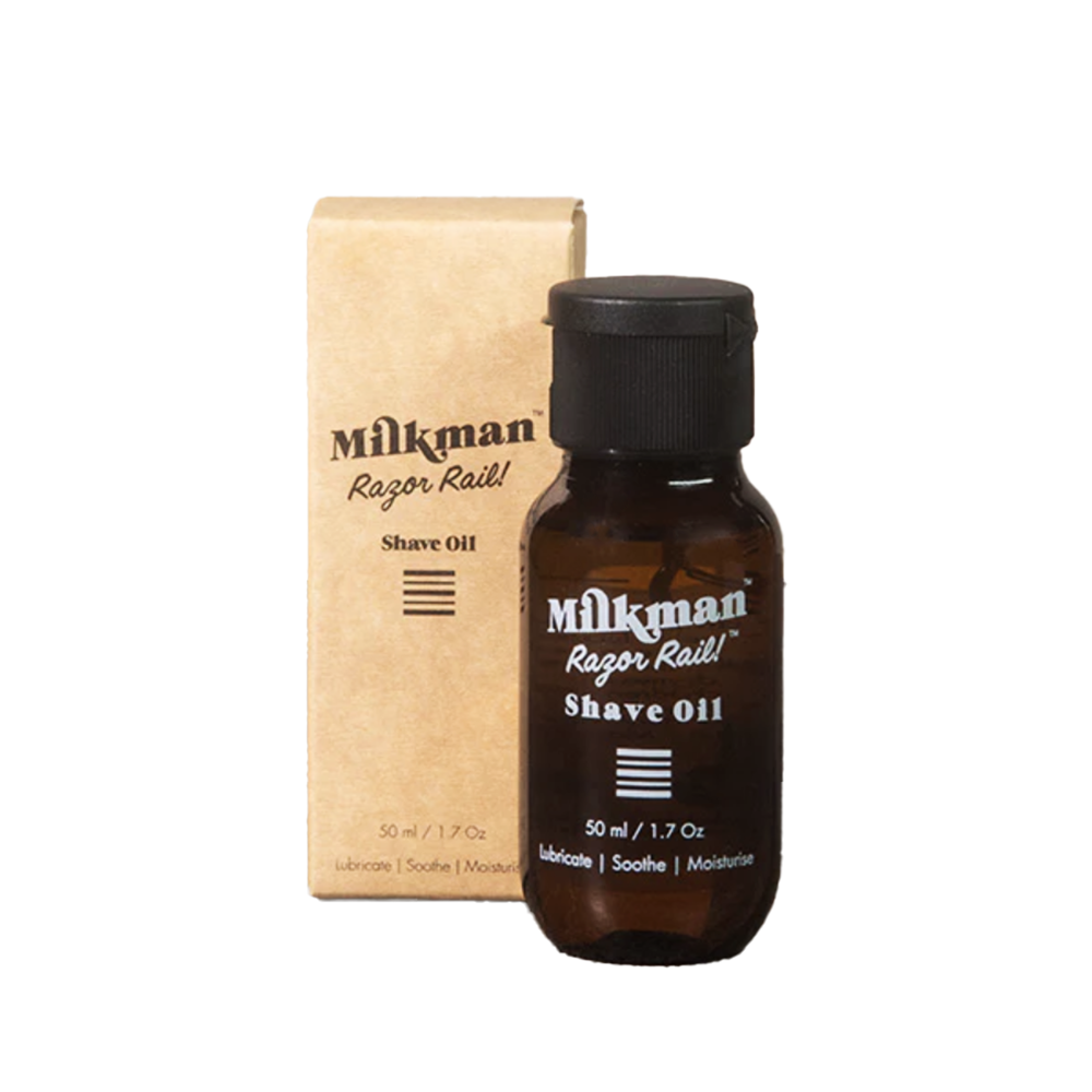 Milkman Grooming Co Shave Oil 50ml to lubricate, soothe and moisturise the skin and hair