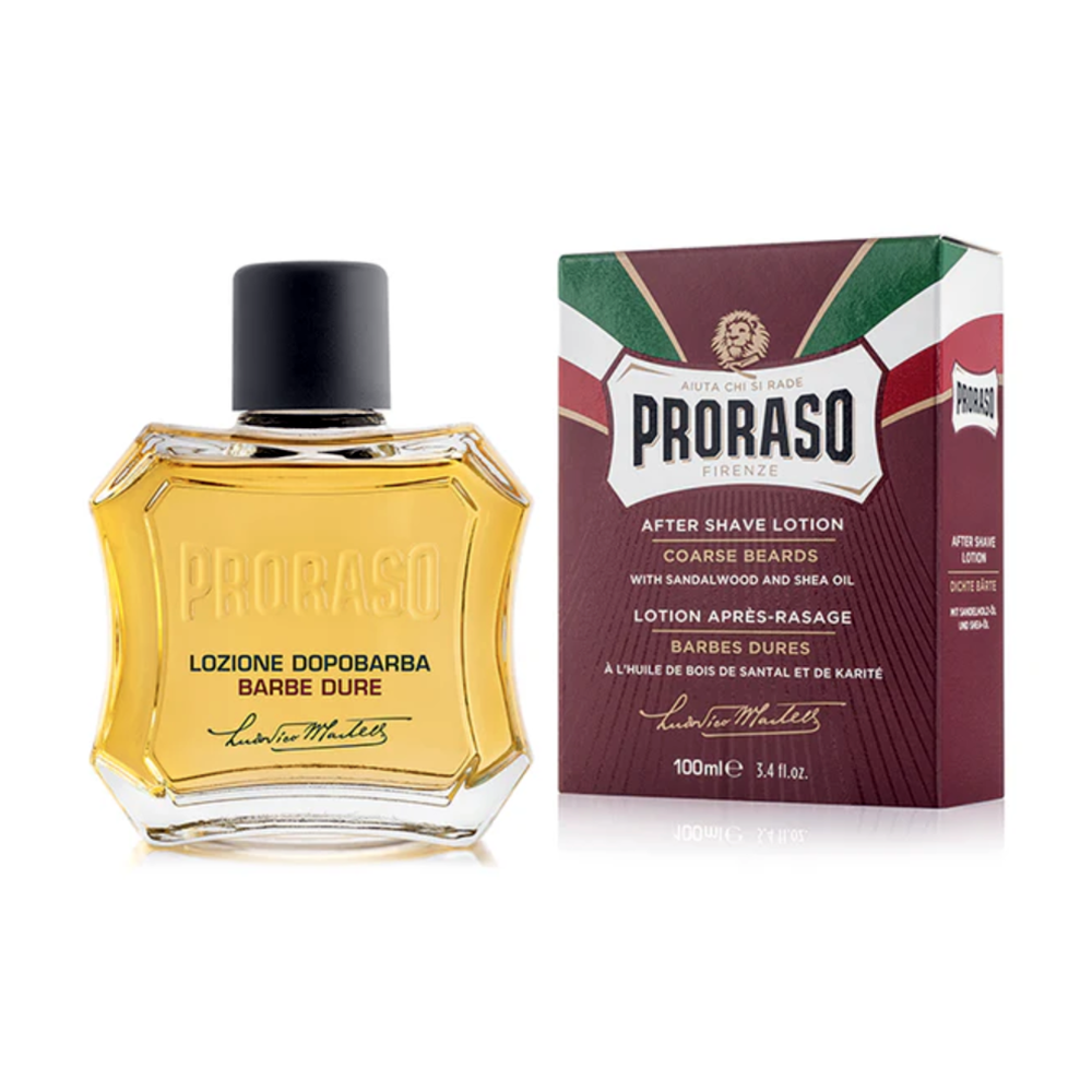 Proraso Nourish After Shave Lotion 100ml for coarse facial hair and skin prone to bumps and ingrown hair.