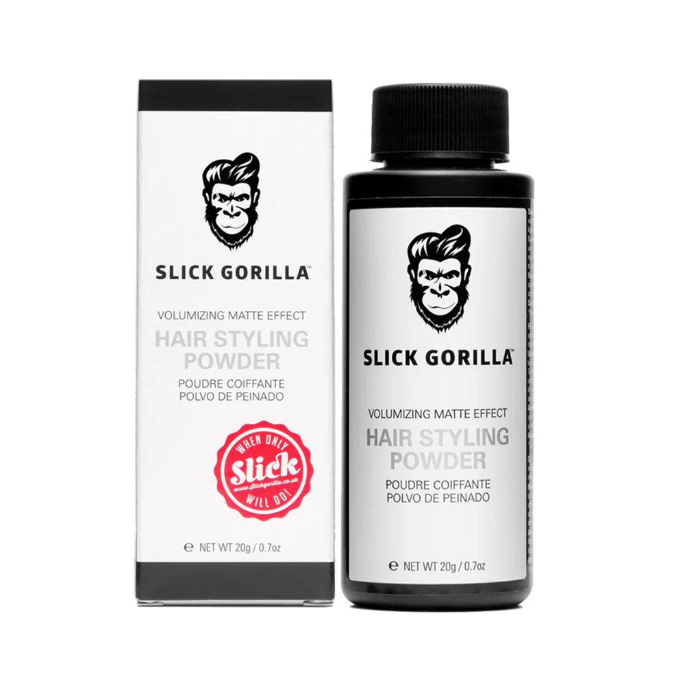 Slick Gorilla Hair Styling Powder 20g for Volumising Matte Effect