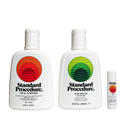 Standard Procedure Sun Ready Set with sunscreen, aloe vera gel and lip balm
