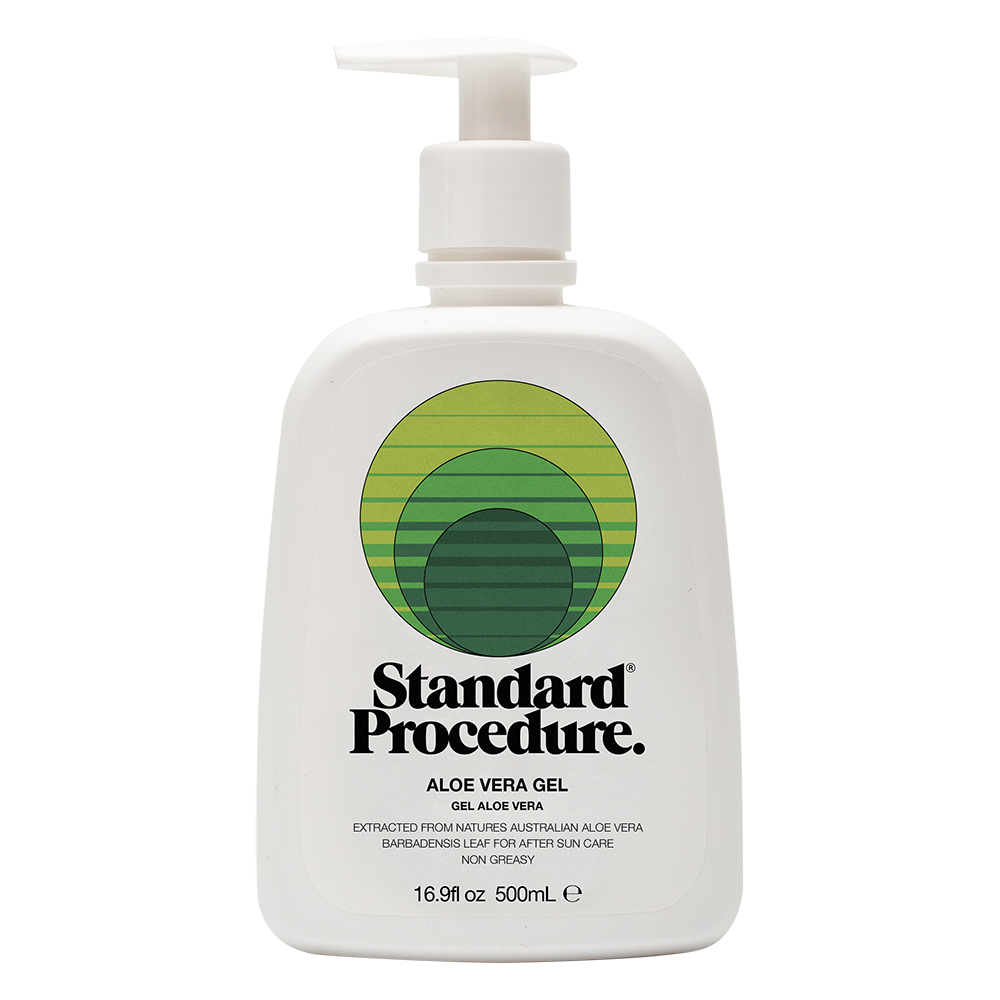 Standard Procedure Aloe Vera Gel 500ml for aftersun care