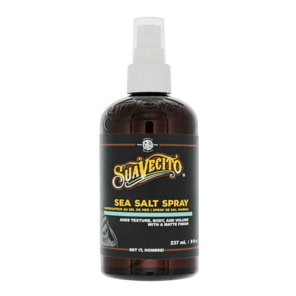 Suavecito Sea Salt Spray 237ml - to add texture, body and volume for a matte finish.