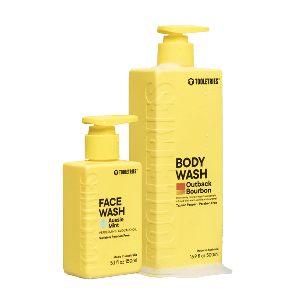 Tooletries Face and Body Wash Duo Kit