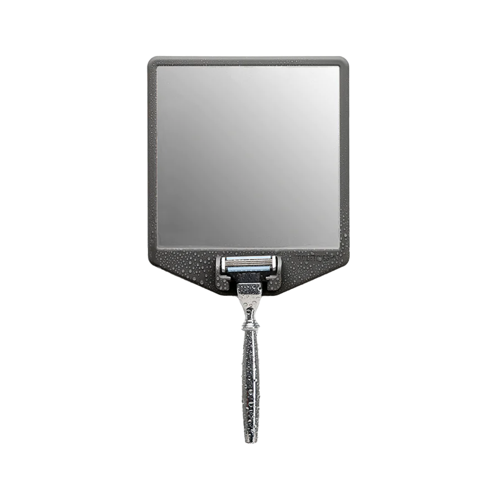 Tooletries The Joseph 2-in-1 Shower & Shave Mirror in charcoal