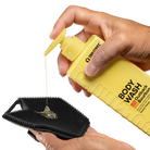 Tooletries Body Scrub Kit with Body Wash and Tooletries Body Scrubber