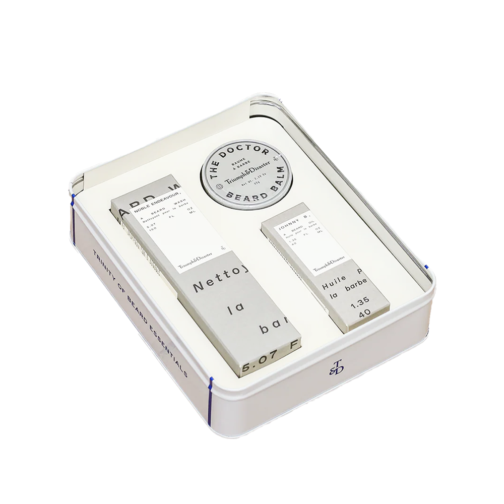 Triumph & Disaster The Grand Imperial Beard Care Set with beard wash, beard oil and beard balm