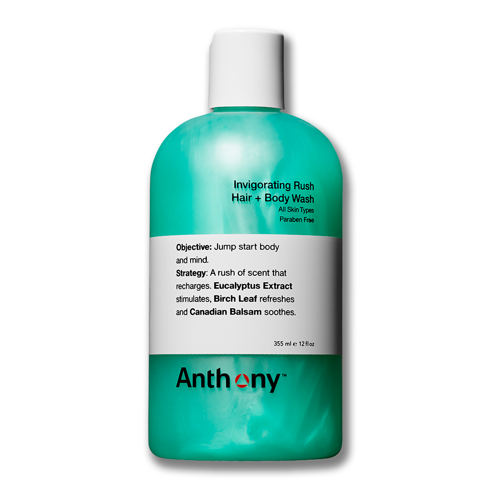 Anthony Invigorating Rush Hair & Body Wash for Men