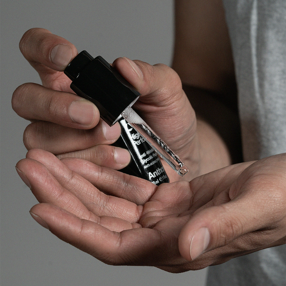 Anthony High Performance Anti-Wrinkle Glycolic Peptide Serum - Anti-ageing serum for men
