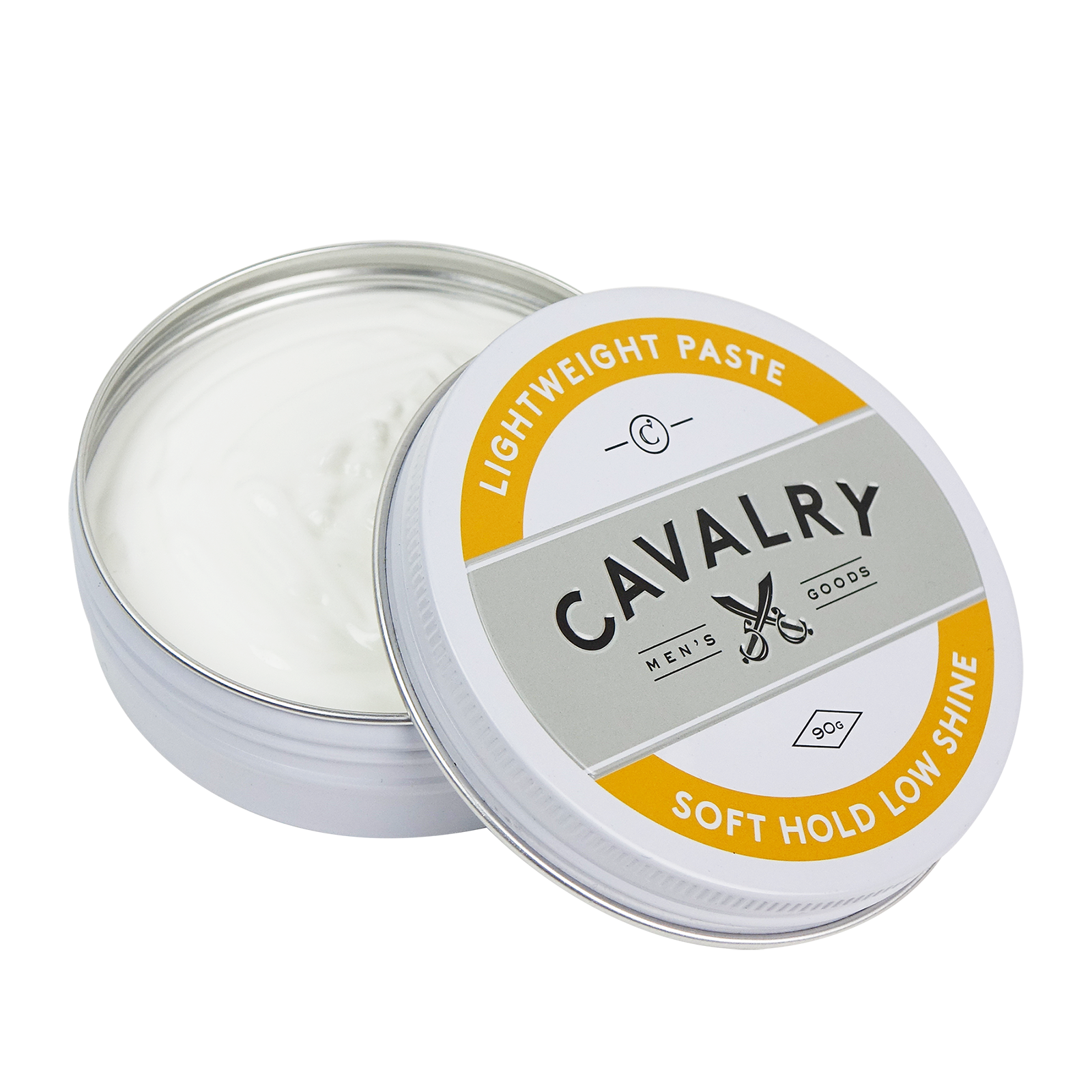 Cavalry Lightweight Paste 90g - For soft hold and low shine styling of mens's hair