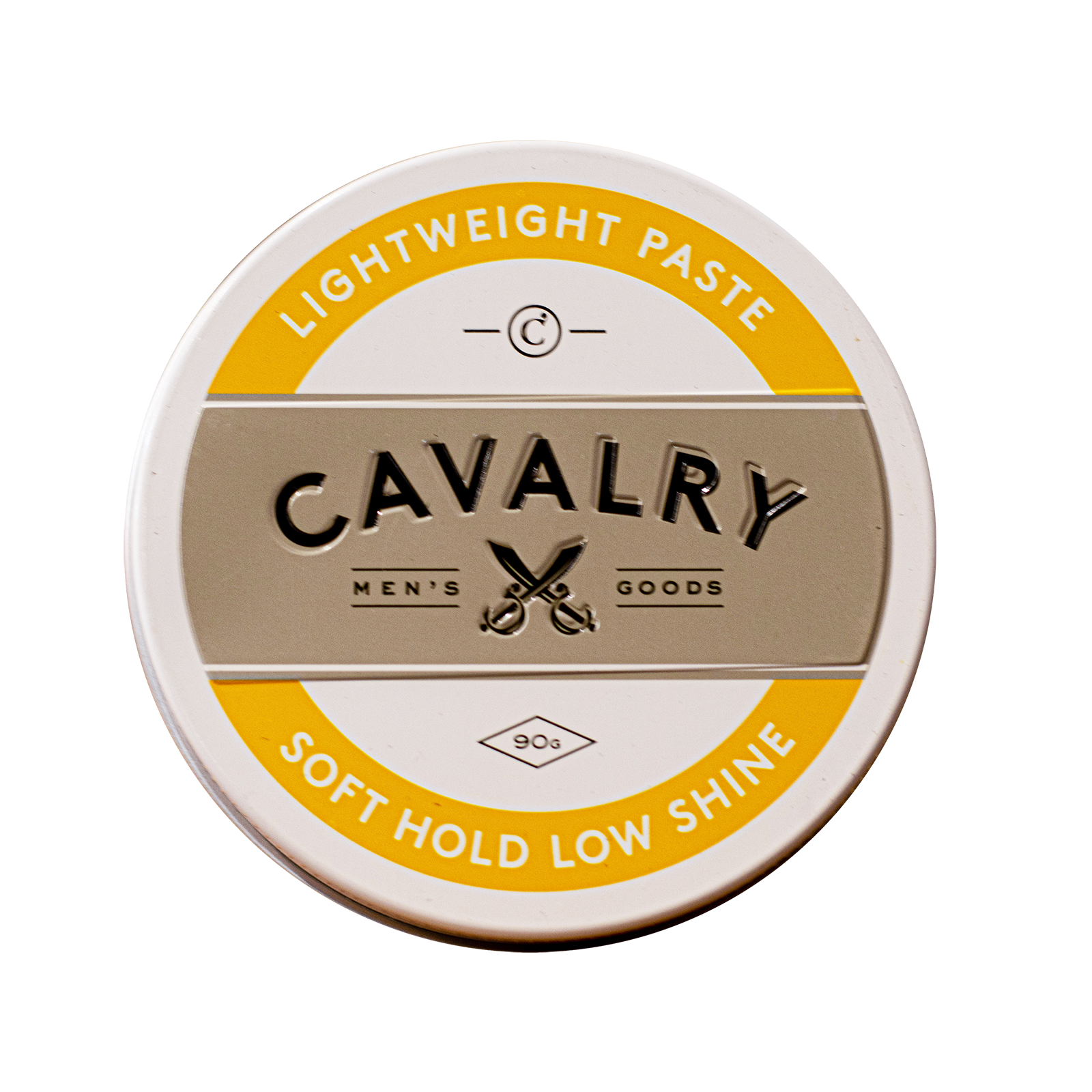 Cavalry Lightweight Paste for soft hold and low shine styling of mens's hair