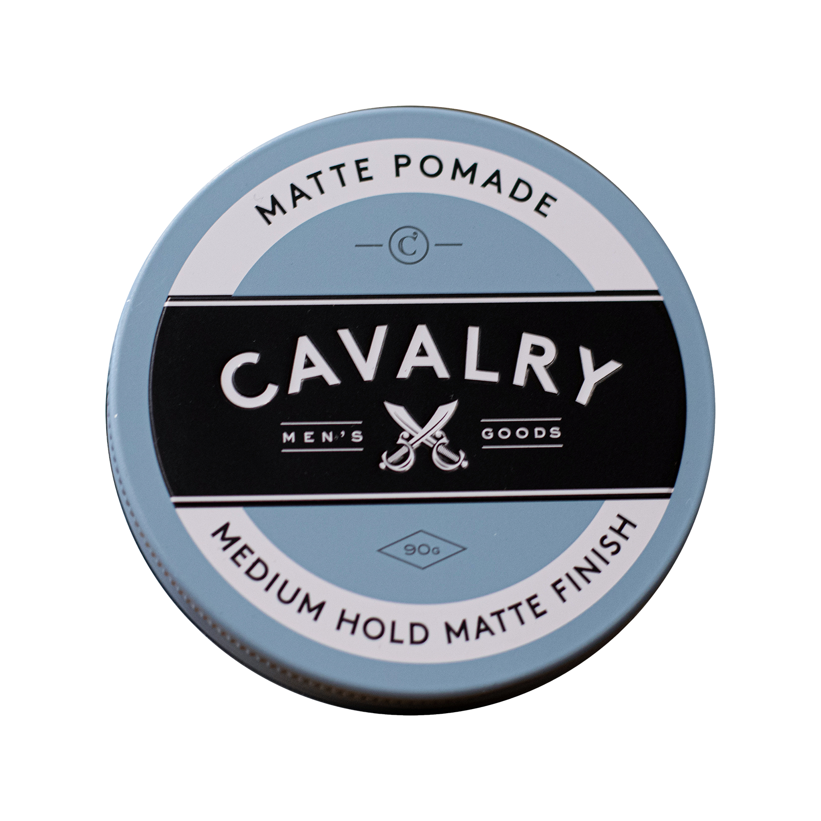 Cavalry Matte Pomade with medium hold and a matte finish for hair styling