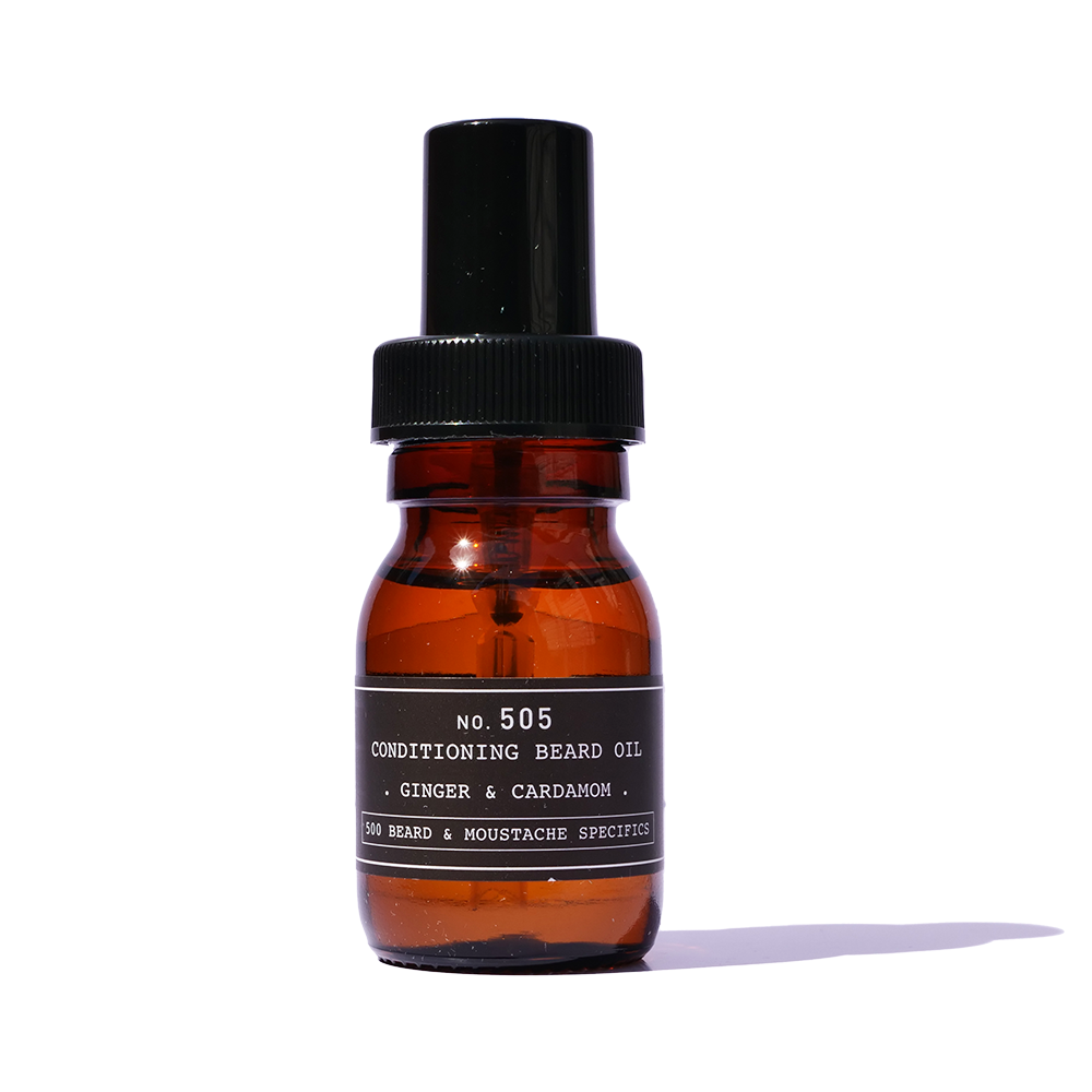 Depot 505 Ginger & Cardamom Conditioning Beard Oil to nourish and condition the beard and skin