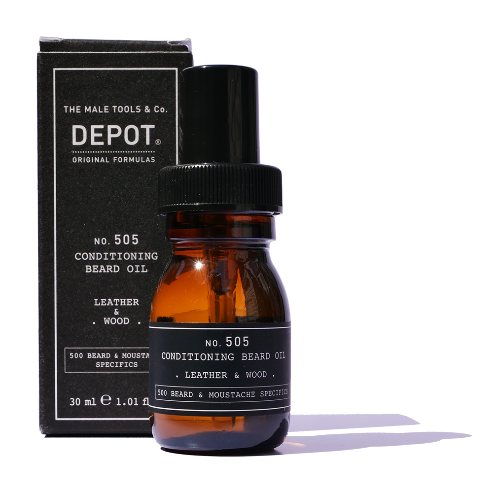 Depot 505 Leather & Wood Conditioning Beard Oil 30ml