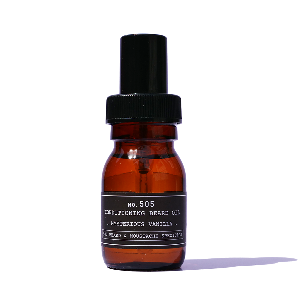 Depot 505 Mysterious Vanilla Conditioning Beard Oil to nourish and condition the beard and skin