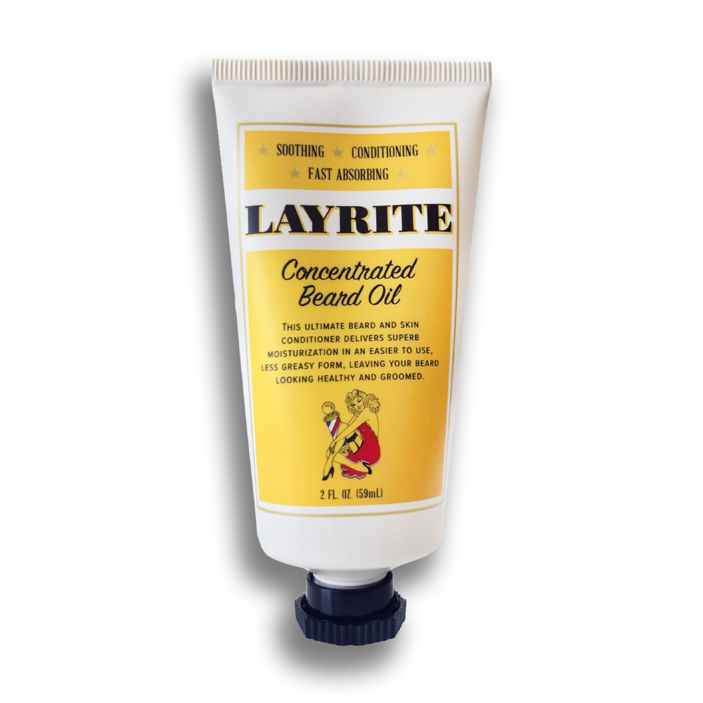 Layrite Concentrated Beard Oil 59ml to condition the beard and skin