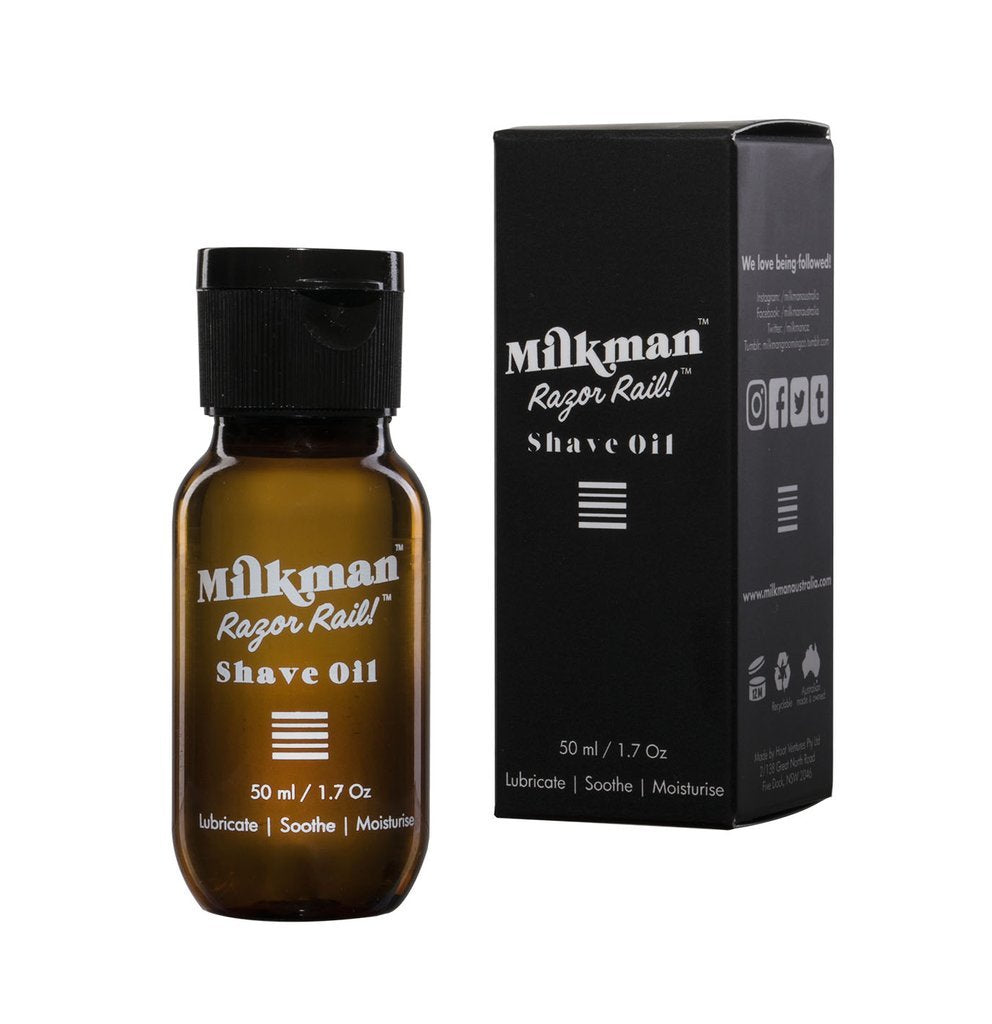 Milkman Grooming Co Shave Oil 50ml to lubricate, soothe and moisturise