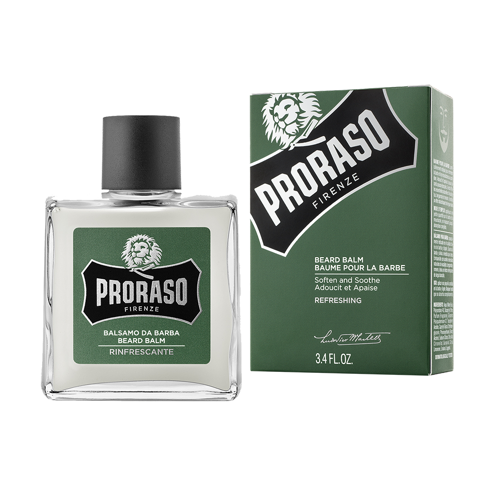 Proraso Refreshing Beard Balm 100ml with eucalyptus and rosemary fragrance