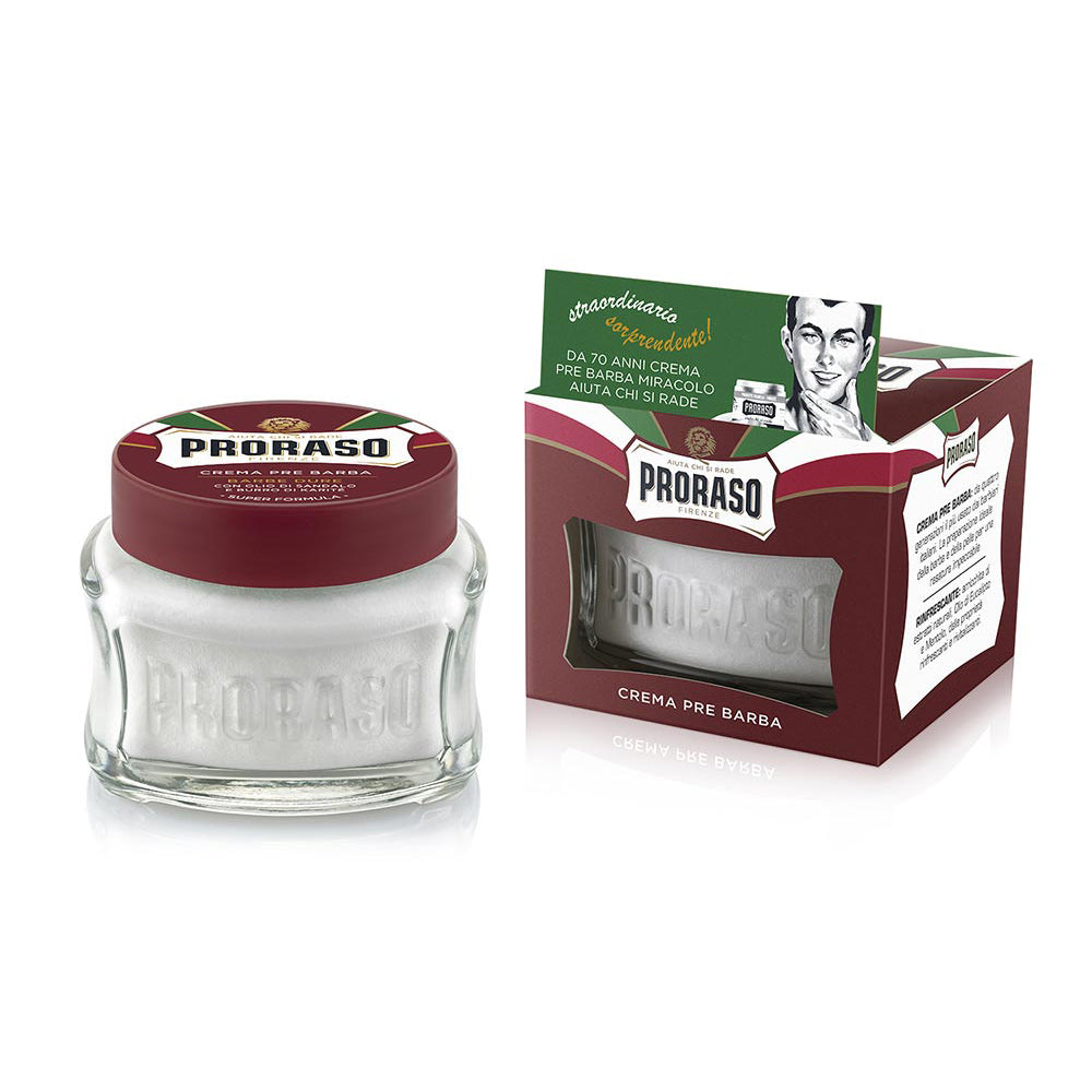 Proraso Nourish Pre-Shave Cream with Sandalwood & Shea Butter