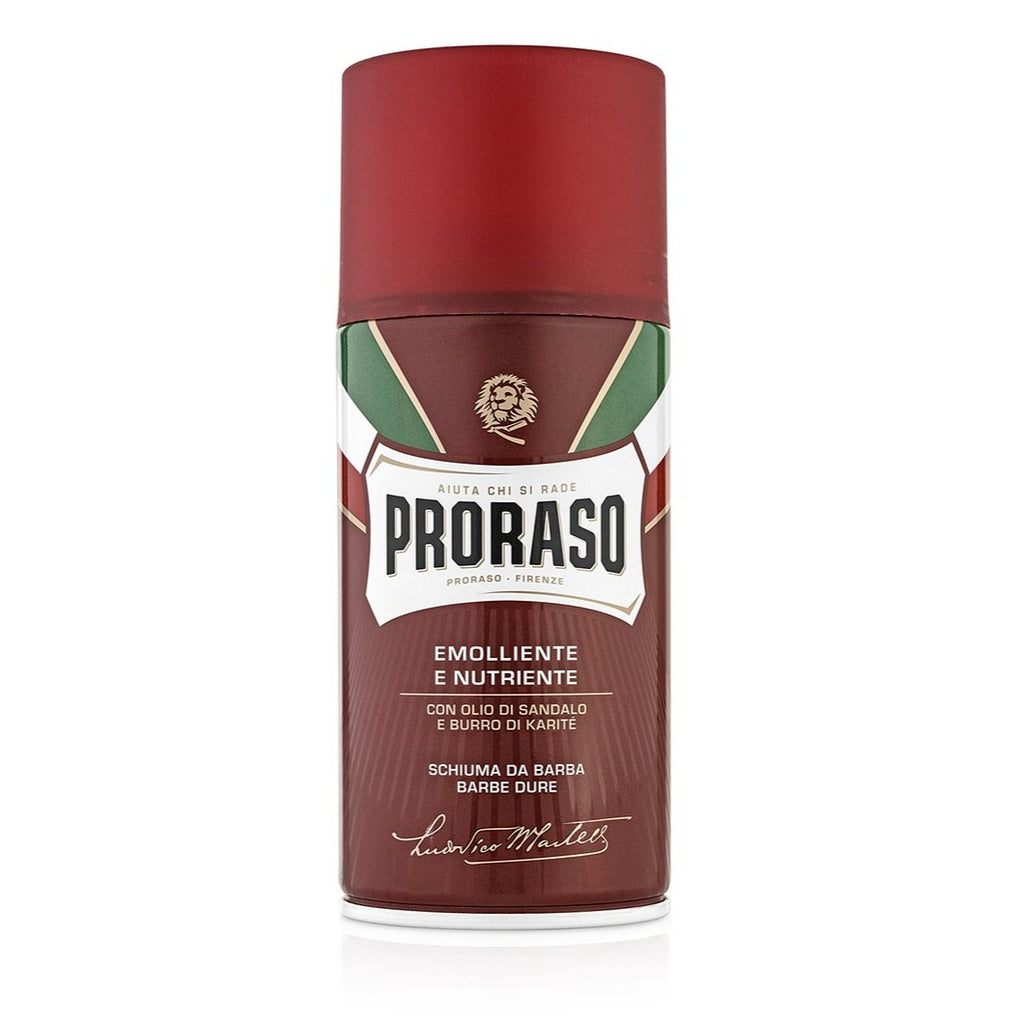 Proraso Nourish Shaving Foam with Shea Butter and Sandalwood Oil for Coarse beards