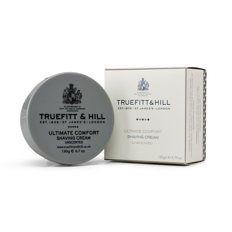 Truefitt & Hill Ultimate Comfort Shaving Cream Unscented 190g
