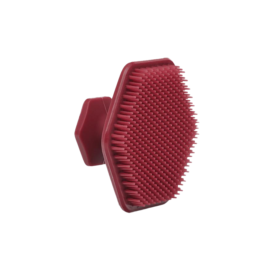 Tooletries Gentle Face Scrubber in burgundy