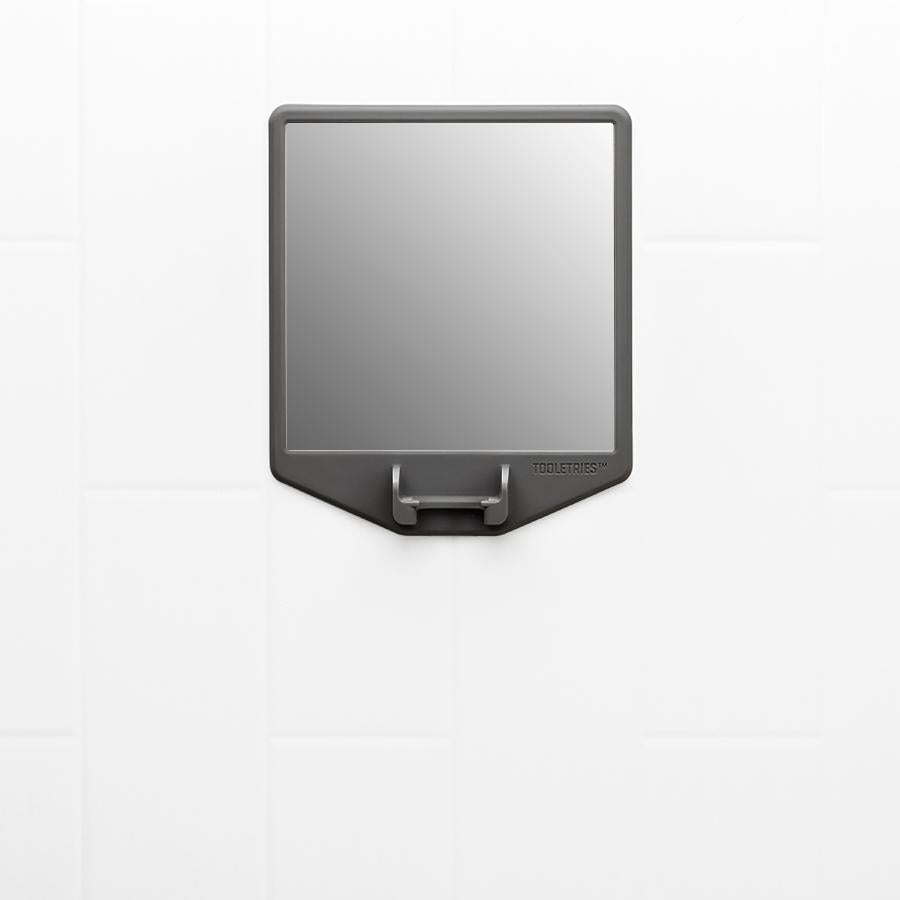 Tooletries The Joseph 2-in-1 Shower & Shave Mirror in charcoal