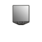 Tooletries The Joseph 2-in-1 Shower & Shave Mirror in charcoal