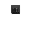 Tooletries GEORGE Toothbrush Rack in charcoal