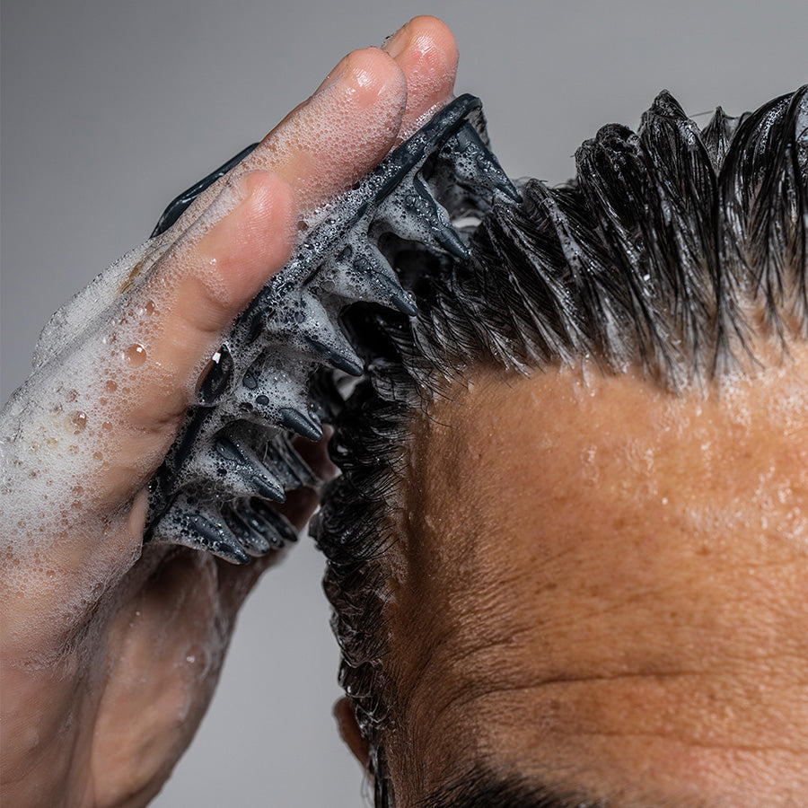 Tooletries Scalp Massager in Charcoal colour