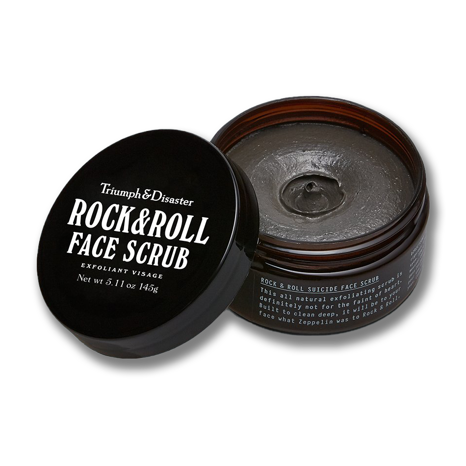 Triumph and Disaster Rock & Roll Face Scrub 145g for exfoliating men's skin