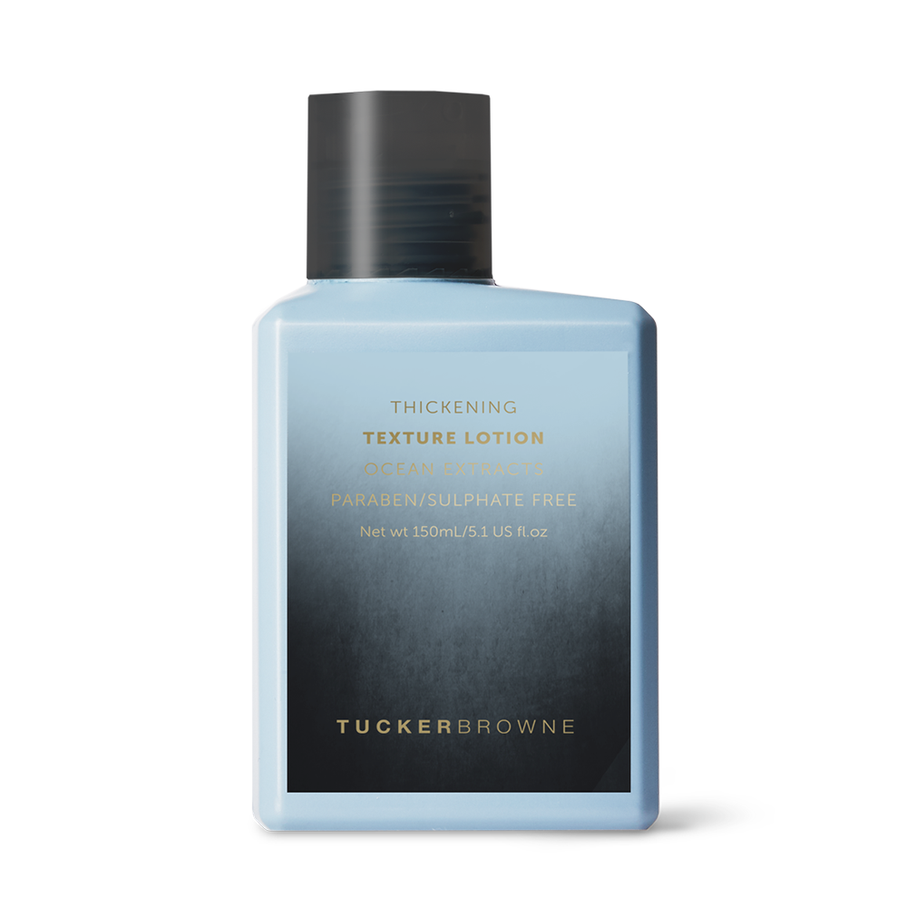 Tucker Browne Thickening Texture Lotion 150ml for thickening the appearance of hair density.