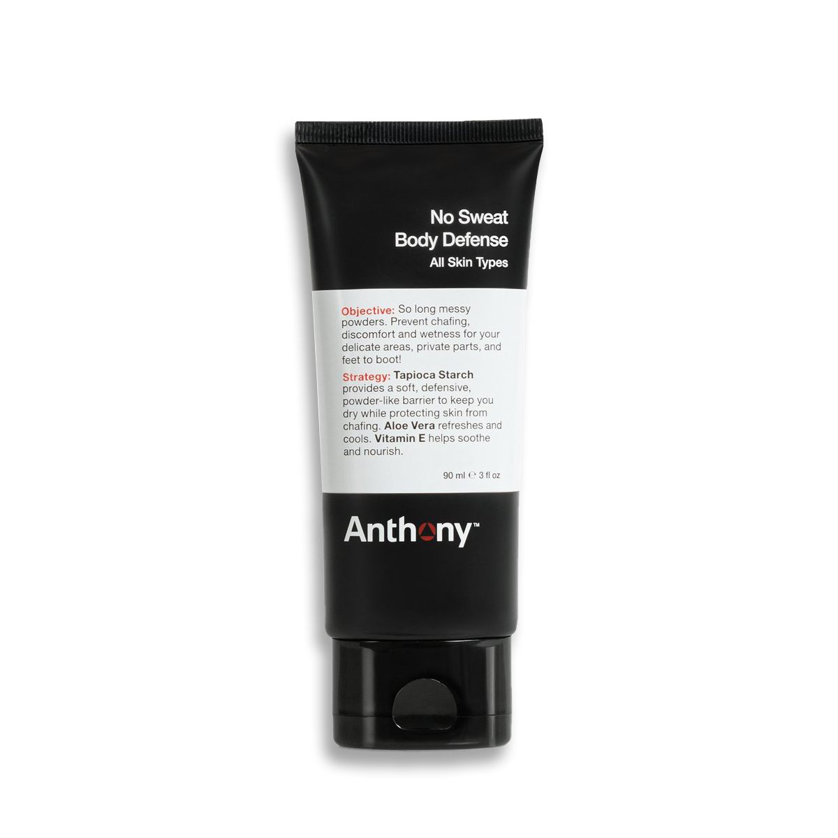 Anthony No Sweat Body Defense 90ml to prevent chafing and discomfort for men