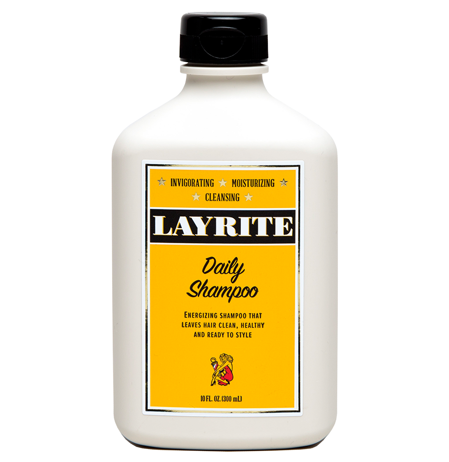 Layrite Daily Shampoo for Men leaving hair clean, healthy and ready to style