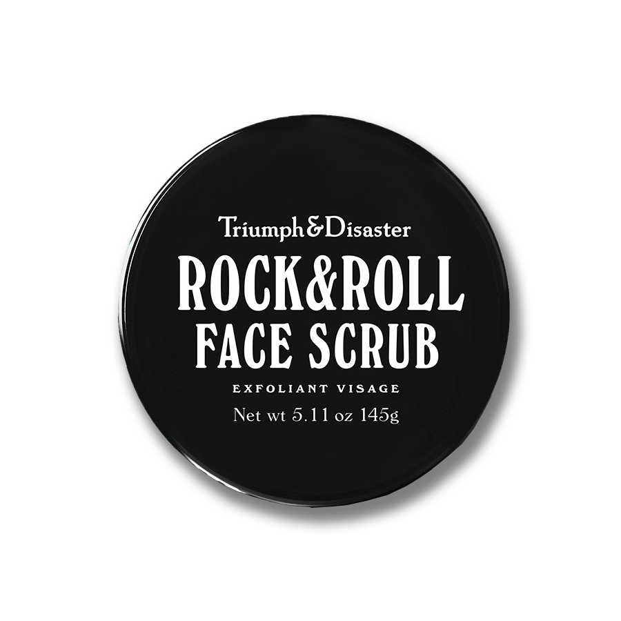 Triumph and Disaster Rock & Roll Face Scrub 145g for exfoliating men's skin