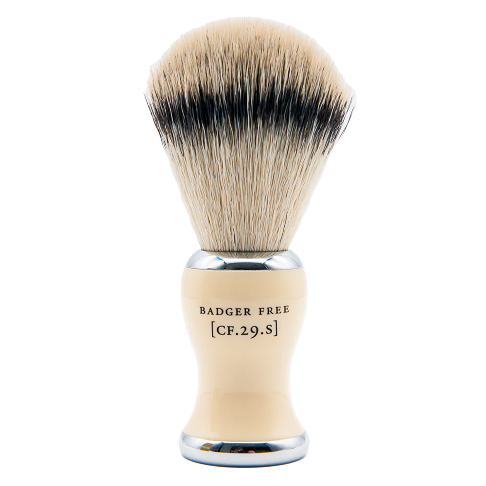 Captain Fawcett Faux Badger Shave Brush with Synthetic bristles