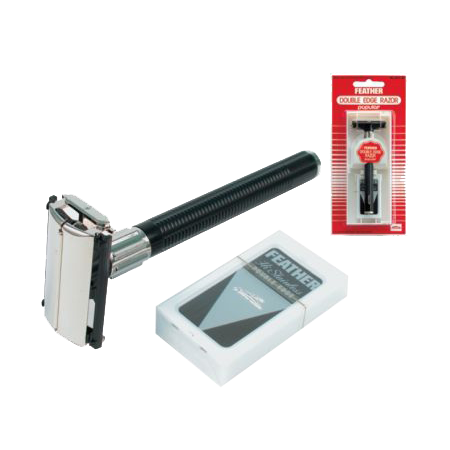 Feather Popular Double Edge Razor Shaving Set