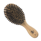 Kent Mens Finest Beechwood Pure Black Bristle Oval Club Hairbrush