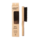 Milkman Grooming Hair and Beard Brush with Bamboo handle and Nylon bristles providing medium stiffness