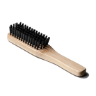 Milkman Grooming Hair and Beard Brush with Bamboo handle and Nylon bristles providing medium stiffness