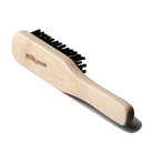Milkman Grooming Hair and Beard Brush with Bamboo handle and Nylon bristles providing medium stiffness