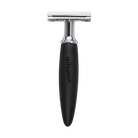 Milkman Grooming Double Edge Safety Razor with Black Handle