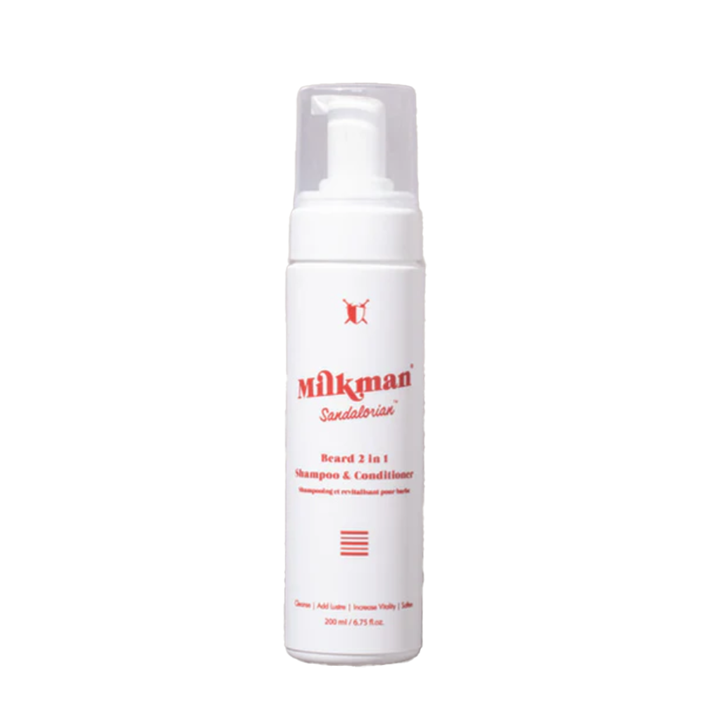 Milkman Grooming Beard 2 in 1 Shampoo and Conditioner 200ml in Sandalorian scent