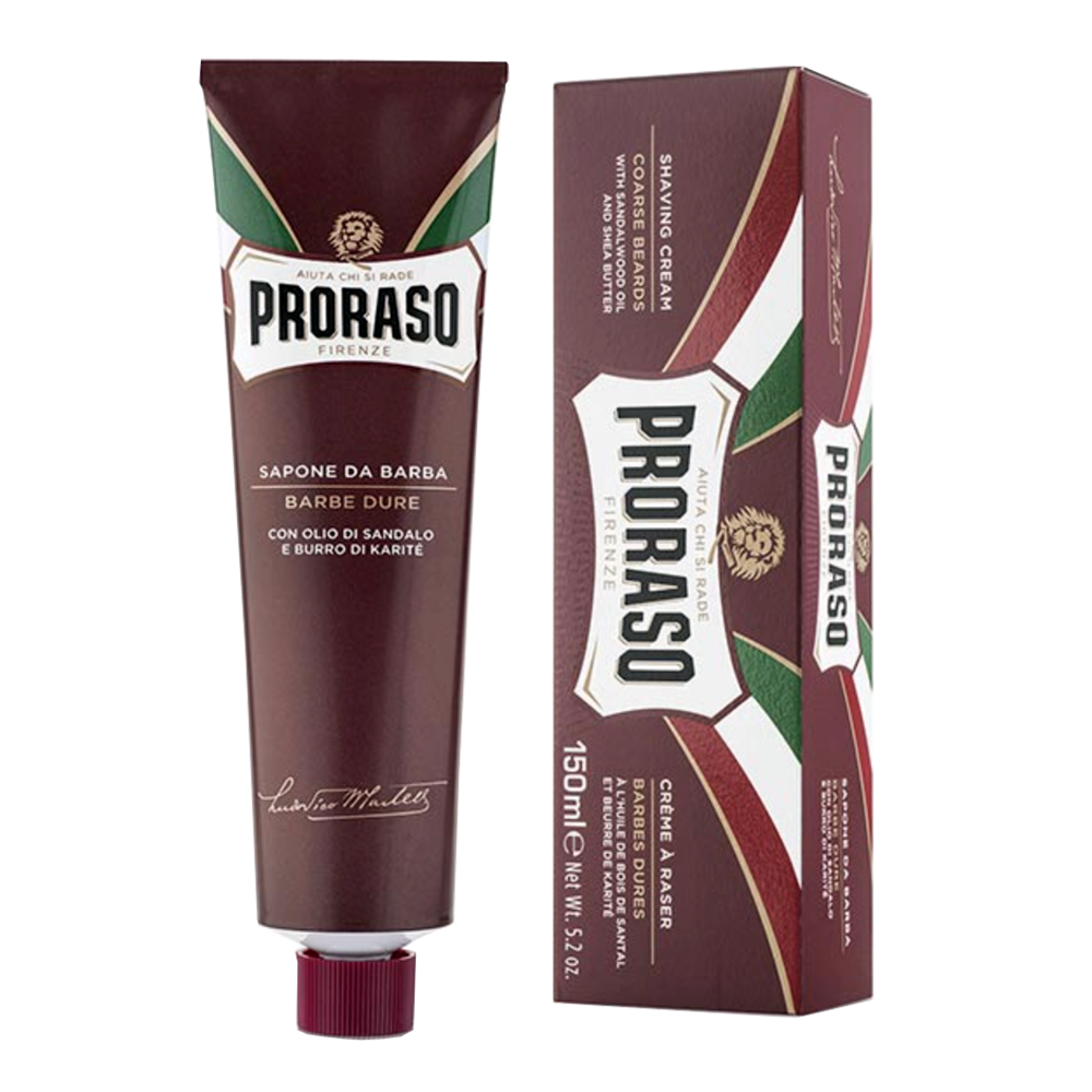 Proraso Nourishing Shaving Cream in a Tube for coarse beards